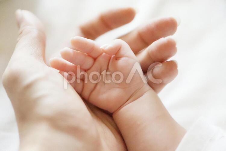 親子手纏繞新生兒手, 父母和孩子的手, 小手, 手, JPG